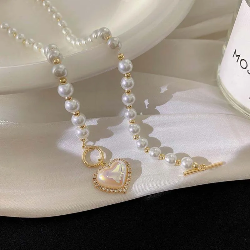 New Vintage Imitation Pearl Ch - Pearl Choker Necklace Vintage ulasan dan harga