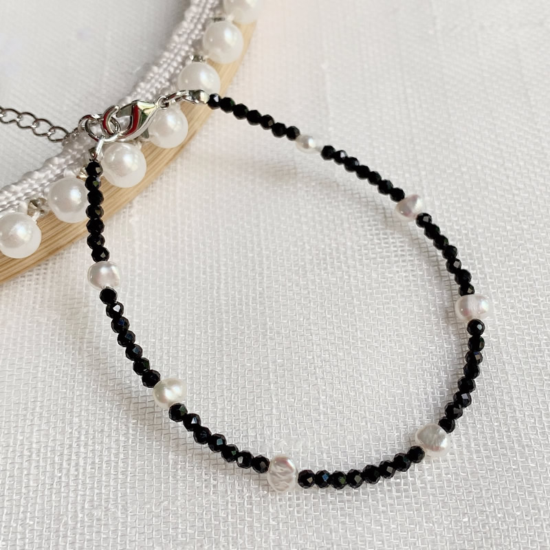 Fashion Healing Jewelry 2MM Sm - Pearl Choker Necklace Vintage ulasan dan harga
