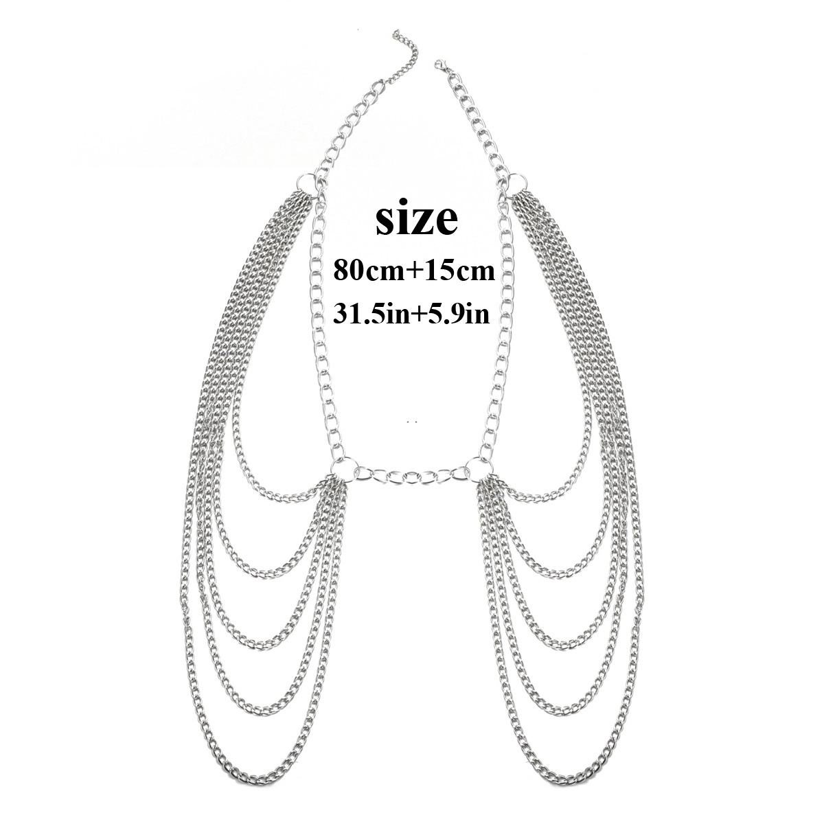 Metal Waist Chain Belt Multila - Body Jewelry ulasan dan harga