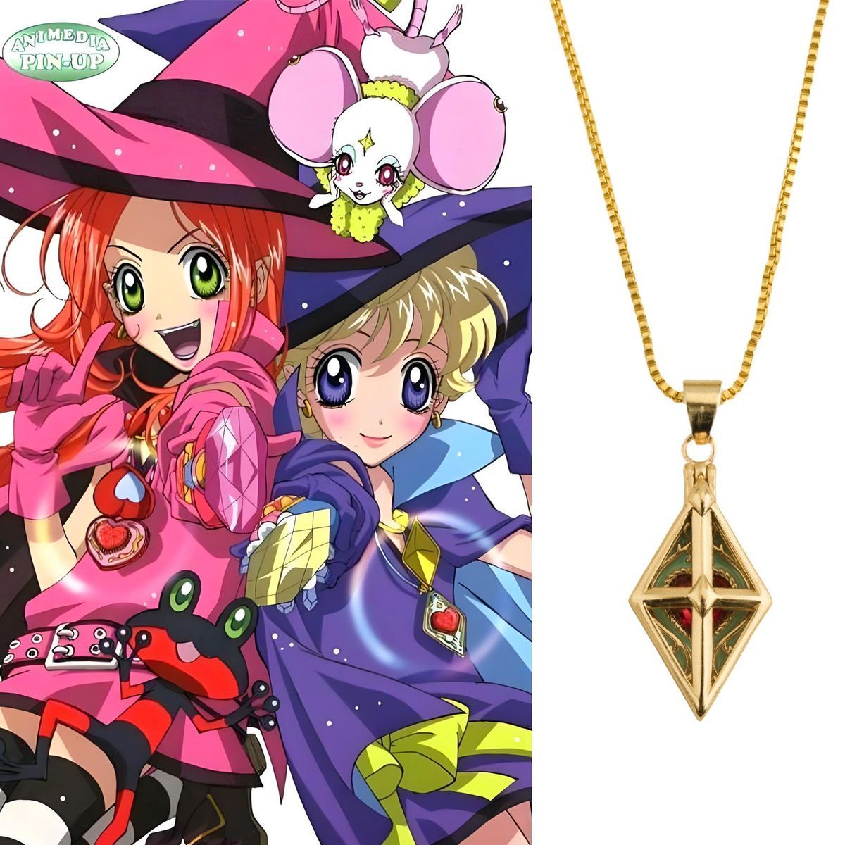 Anime Sugar Sugar Rune ‌Chocol - Anime Pendant Necklace ulasan dan harga