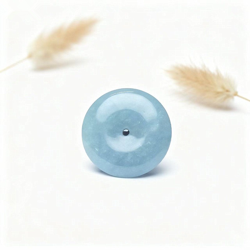 New Real Natural Jade Donut Pi - Necklaces ulasan dan harga