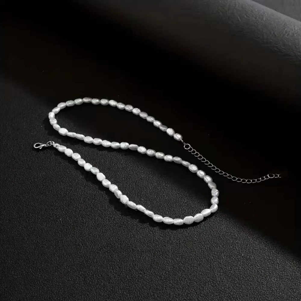 Simple Imitation Pearl Choker  - Pearl Choker Necklace Vintage ulasan dan harga