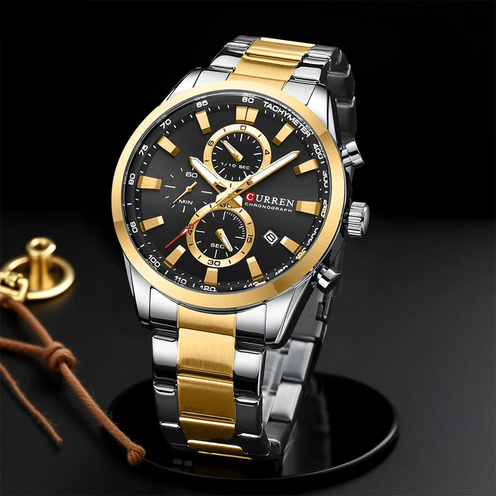 CURREN Casual Quartz Chrono Sp - Watch Accessories ulasan dan harga