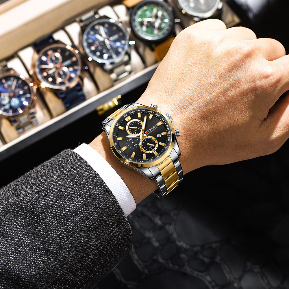 CURREN Casual Quartz Chrono Sp - Watch Accessories ulasan dan harga