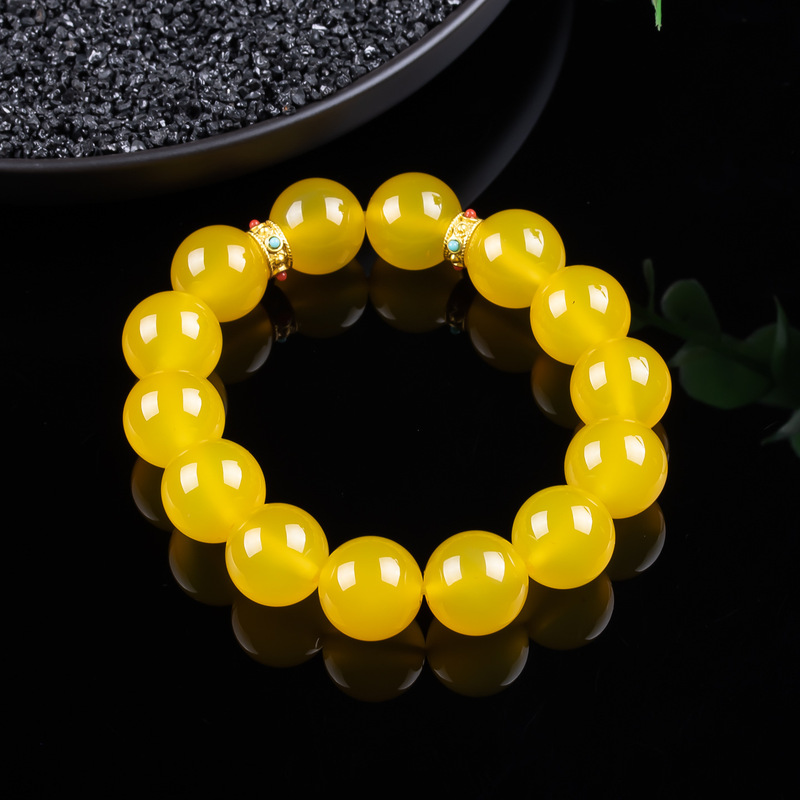 Jade amber yellow, simple and  - Bracelets ulasan dan harga