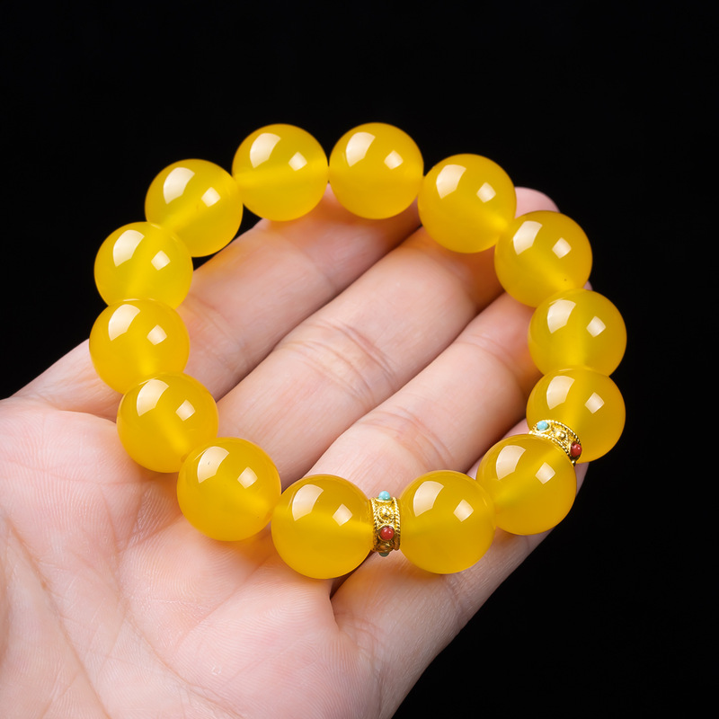 Jade amber yellow, simple and  - Bracelets ulasan dan harga